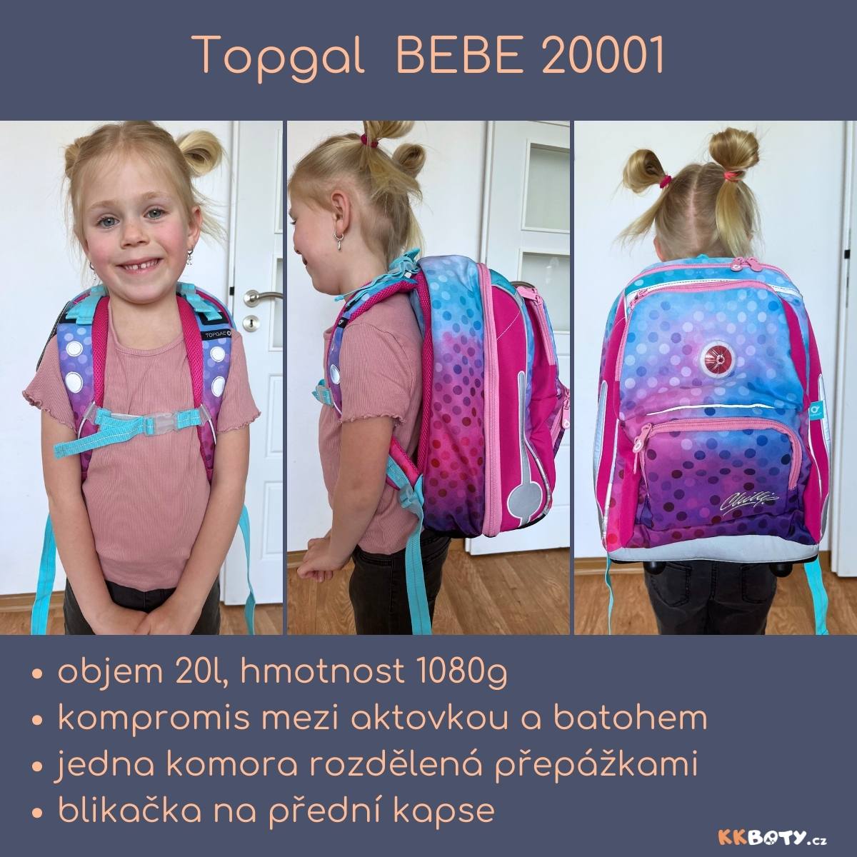 Školní batoh Topgal BEBE 20001